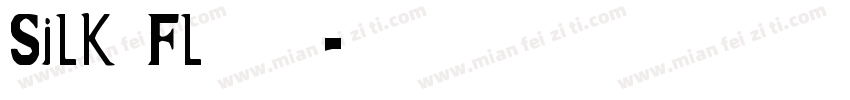 Silk Flower字体转换